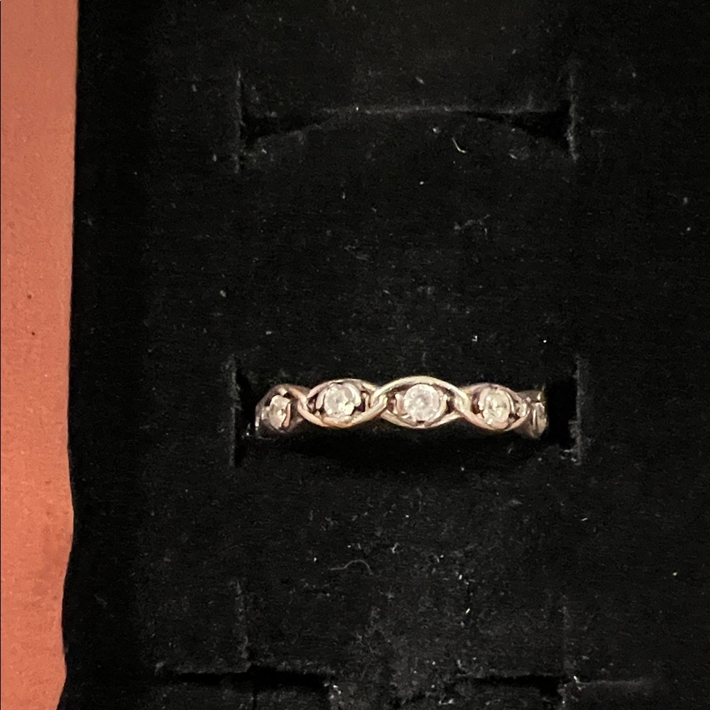 Inspiranza Silver Women's Infinity Ring - Picture 2 of 3